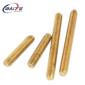 Đầy đủ răng chủ đề Stud Đen kẽm kết thúc dây đồng thanh đồng thau Thanh răng số liệu mở rộng đầy đủ chủ đề - Product Image 4