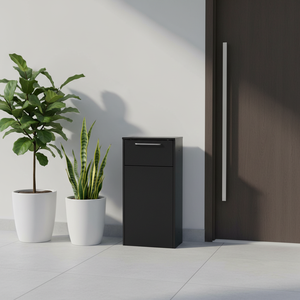 Delivery Parcel Drop <strong>Box</strong> Outdoor Residential Modern Freestanding Mailbox High Quality Secure Stainless Steel 48L Apartment - Product Image 1