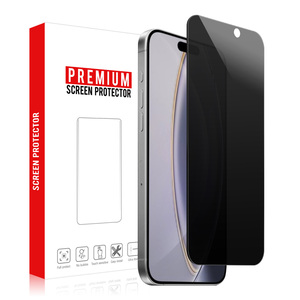 New Đôi Mạnh Mẽ Bảo Vệ Màn Hình Cho <span class=keywords><strong>Iphone</strong></span> 16 Loạt Đầy Đủ Bìa Lụa In Sự Riêng Tư Tempered Glass Với Tự Động Công Cụ Liên Kết - Product Image 2