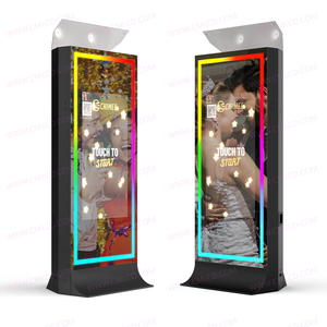 Tương tác 72 "gương Photo Booth 43" Màn hình cảm ứng DSLR Máy ảnh photo Booth với máy in thích nghi tự photobooth với đèn flash - Product Image 3