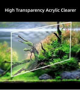 Meilleures ventes Aquarium en acrylique à auto-circulation Zone d'alimentation séparée Mini aquarium pour la décoration de bureau Paysage aquatique décoratif - Product Image 6