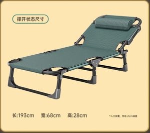Cama plegable para el hogar, silla portátil ultraligera para sentarse, para dormir y reclinable, autoconducción, cama plegable para exteriores - Product Image 6