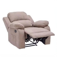 Fauteuil inclinable manuel à positionnement infini pour salon, avec fonction d'inclinaison manuelle