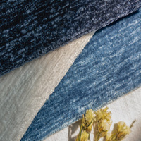 Housse de chaise spéciale en jacquard chevrons épaissi teint en fil, 100 % polyester respirant, couleur unie, haute qualité, pour textile de maison