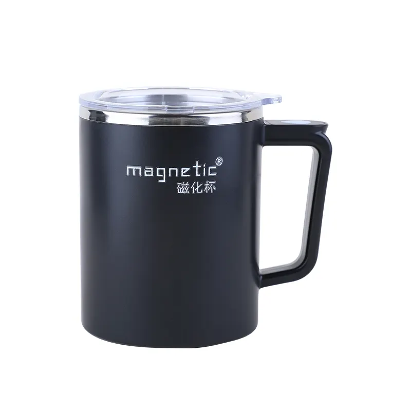 Nouveau design 2 en 1 tasse à café à agitation automatique en acier inoxydable mélange automatique tasse à café créative chauffante