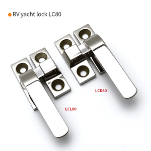 Lcr80 एंटी-चोरी कुंजी संचालित साउंडप्रूफ शॉक-अवशोषण आरवी दरवाजा हैंडल रोटरी दबाव तितली पुल औद्योगिक सील लॉक - Product Image 2