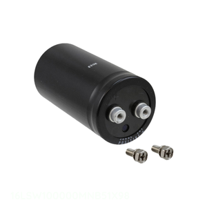 Condensateur de montage sur châssis 16LSW100000MNB51X98, 100000µF 20% 16V, à vis, en aluminium, Distributeur agréé - Product Image 1