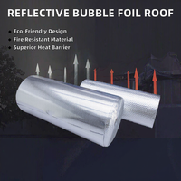 Feuille d'isolation thermique en aluminium à bulles légère et facile à installer, écologique et ignifuge pour toiture et plafond