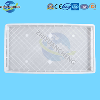 Plateaux à pâtes en plastique pliables brevetés conception peu profonde en maille pour un séchage efficace boîtes de rangement empilables 40% gain de temps