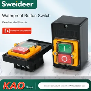 Interruttore a Pulsante di Alta Qualità KAO-5H KAO-5M 10A 380V Impermeabile per Macchine da Taglio e Trapani da Banco - Product Image 2