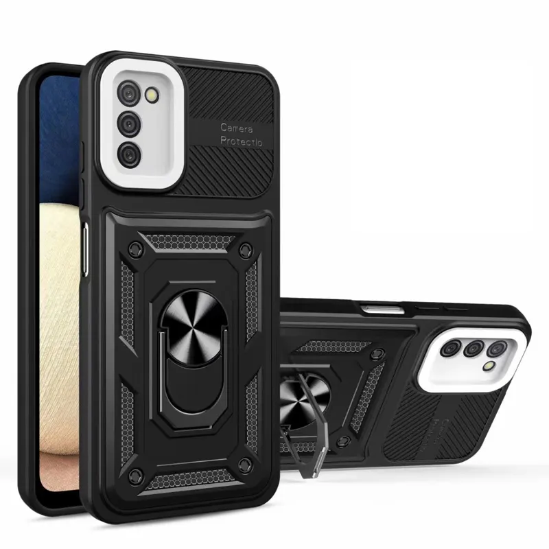 Armor Shockproof Case For Xiaomi Mi 11 Lite 5G Ring Stand Camera Protect Phone Cover For POCO X3 M3 M4 Pro Mobile Phone Case