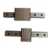 Rail de guidage linéaire biaxial externe LGD6 LGD8 LGD12 LGD16, largeur 26 30 36 50, avec bloc coulissant à rouleaux en aluminium