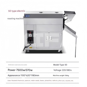 Peanut Butter Production Line | Integrated Gas Roasting Machine &amp; Stainless Steel <strong>Grinder</strong> for Smooth Paste - Product Image 2