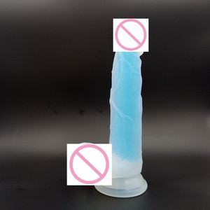Fluorescence liquide double dureté simulation godes en silicone de qualité médicale pour femmes filles - Product Image 1