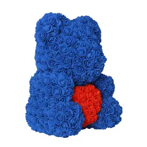 Popular And Premium Wholesale Artificial Foam/PE Rose Bear For Valentines Day Girlfriend Gifts