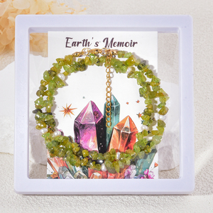 Collier en gros pour femmes avec perles de péridot naturel et perles d'eau douce, bijoux en cristal de guérison pour commande en gros de magasin de cristal - Product Image 6