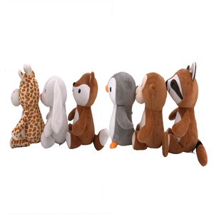 ตุ๊กตาขนนุ่ม: สุนัขจิ้งจอก/แรคคูน/กระต่าย/เพนกวิน/ลิง/ยีราฟ น่ารัก - Product Image 2