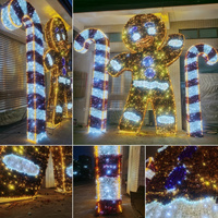 Candyland géant réaliste sucette ornements décorations de noël accessoires d'arbre à bonbons suspendus pour la configuration de la scène du centre commercial