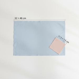 Serviette en tissu moderne et écologique pour restaurant, set de table jetable, logo imprimé, coton rose pour la maison et l'avion - Product Image 3