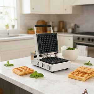 Máy làm bánh trứng thương mại, máy làm bánh waffle bong bóng điện kèm que xiên kiểu Hồng Kông - Product Image 1