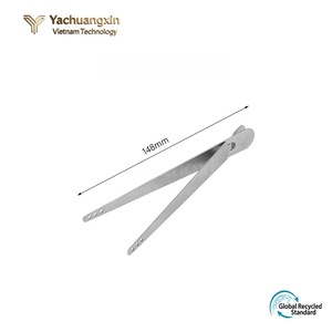 Pure titanium clip chopsticks, outdoor camping, camping, barbecue clip, foldable <b>bread</b>, thick baking clip, food clip - Product Image 2