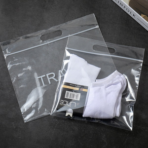 Thương hiệu <span class=keywords><strong>Sneaker</strong></span> vớ Frosted & nhựa trong suốt chết cắt xử lý Nắp kéo bao bì túi - Product Image 3