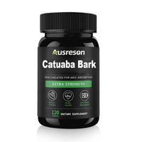Ausreson ODM OEM Marque Privée Complément Alimentaire en Capsules de Catuaba pour Améliorer la Puissance, Capsules de Catuaba en Écorce