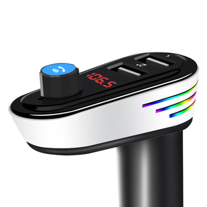 Bộ Phụ Kiện Xe Hơi <span class=keywords><strong>Bluetooth</strong></span> Bán Chạy Bộ Thu Tín Hiệu FM Aux Với Đèn RGB Bộ Sạc Xe Hơi USB 5V 3.1A Máy Nghe Nhạc Mp3 Trên Xe Hơi - Product Image 4
