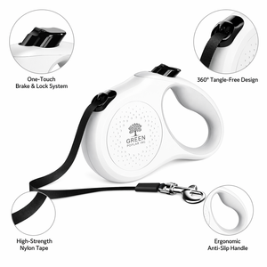 Durable 3m 5m 8m OEM Automatic BPA Free Anti Slip Hold Hands Free Sturdy Customized <b>Dog</b> Leads Custom Nylon Retractable <b>Dog</b> <b>Leash</b> - Product Image 2
