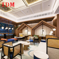 Ensemble de meubles de bar, restaurant, salle de sport, de qualité supérieure, écologiques, pour usage commercial, tables modernes, chaises rembourrées, IDM Hotel