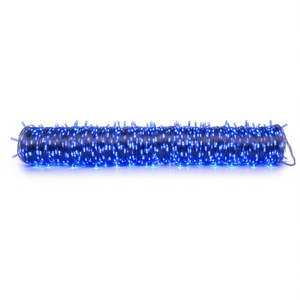 Guirlande lumineuse LED en PVC 49,2 pieds 150 LED bleues IP65 Étanche Éclairage décoratif pour usage intérieur et extérieur - Product Image 1