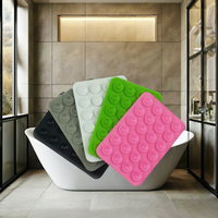 Accessoires de salle de bain modernes haut de gamme très demandés, accessoires portables en silicone multi-usages pour téléphone portable, antidérapants