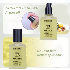 Baytifulヘアセラムプライベートラベルモロッコアルガンオイル修理損傷した100% 純粋なヘアセラム - Product Image 6