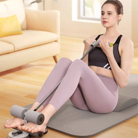 Appareil d'Entraînement Abdominal pour S'Asseoir, Équipement de Sol, Sangle pour Ischio-Jambiers, Maître des Abdos à Ventouse