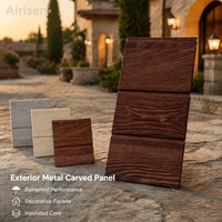 Panneaux muraux décoratifs en métal modernes Airisen 16/20 mm pour villa préfabriquée