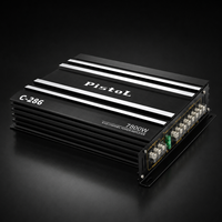 Amplificador de Coche Clase AB de 7800W y 4 Canales, Modificación de Sistema de Sonido para Todo Tipo de Vehículos, PISTOL C-286