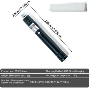 Interaktiver Sternenhimmel-Roter Katzenlaserpointer |   USB-Aufladbares Katzenspielzeug für Spannende Spielsitzungen - Product Image 5
