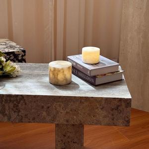 Lámpara <span class=keywords><strong>de</strong></span> mesa <span class=keywords><strong>de</strong></span> mármol <span class=keywords><strong>español</strong></span> minimalista moderna, luz <span class=keywords><strong>de</strong></span> noche exquisita, lámpara <span class=keywords><strong>de</strong></span> alabastro para dormitorio, lámpara <span class=keywords><strong>de</strong></span> escritorio, adorno - Product Image 6