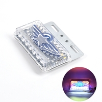 Feux de position latéraux LED rouge blanc bleu vert ambre 24V pour camion remorque étanche