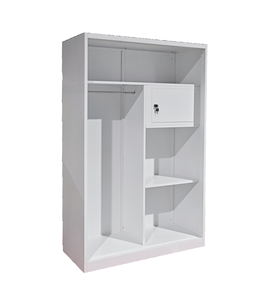 תבניות מותאמות אישית פלדה אלמירה ארון בגדים ארון בגדים ארון בגדים לחדר שינה 2 הזזה - Product Image 4