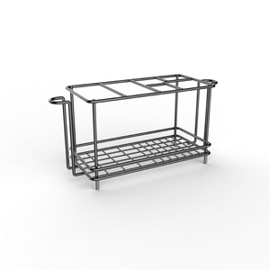 Hotel <b>Corner</b> Modern Lattice Zinc Alloy Countertop Storage Rack Eco-Friendly Toothbrush Holder Bathroom Toilet Toothpaste Rack - Product Image 4