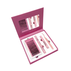 ขนตาปลอมแบบกลุ่มสำเร็จรูป ขนตาแบบวอลลุ่ม นุ่ม เบาสบาย เหมาะสำหรับร้านเสริมสวยและใช้ในบ้าน - Product Image 1