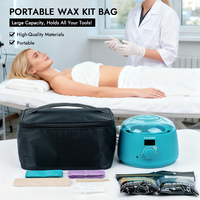 Sac de transport pour kit d'épilation OEM, organisateur de chauffe-cire et sac de rangement pour outils, sac de voyage portable avec options de personnalisation