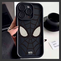 Coque de téléphone Offre Spéciale Spider-Man Mask Design pour iPhone 14 15 16 Pro Max Housse en TPU antichoc