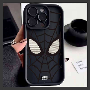 Vendita calda custodia per telefono con Design a maschera Spider-Man per iPhone 14 15 16 Pro Max Cover in TPU antiurto - Product Image 3