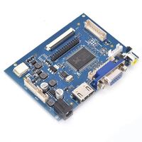 Placa controladora VGA para pantalla de cámara de marcha atrás con cable y control remoto, compatible con placa principal LCD universal de gran formato