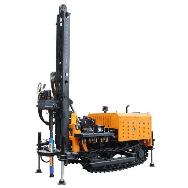 For USA and Canada, with EPA diesel engine soil, rock, all layer easy operation water Bore Well Drilling Machine