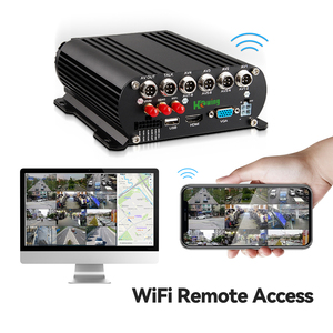Hệ thống giám sát an ninh xe hơi di động 4 kênh AHD mdvr mini di động <span class=keywords><strong>DVR</strong></span> HDD/sd thẻ ghi 3G 4G WIFI video hộp đen - Product Image 5