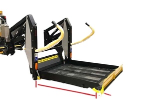 Elevador trasero hidráulico para sillas de ruedas, fácil de operar, con <span class=keywords><strong>plataforma</strong></span> de acero antideslizante para personas mayores con discapacidad, utilizado para furgonetas - Product Image 4