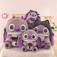 Peluche Poupée Diable Brodé en Maille Grande Taille – Cadeau de Fête Unisexe Rembourré 100% Polyester – Fourniture de Cadeaux de Festival Transfrontalier